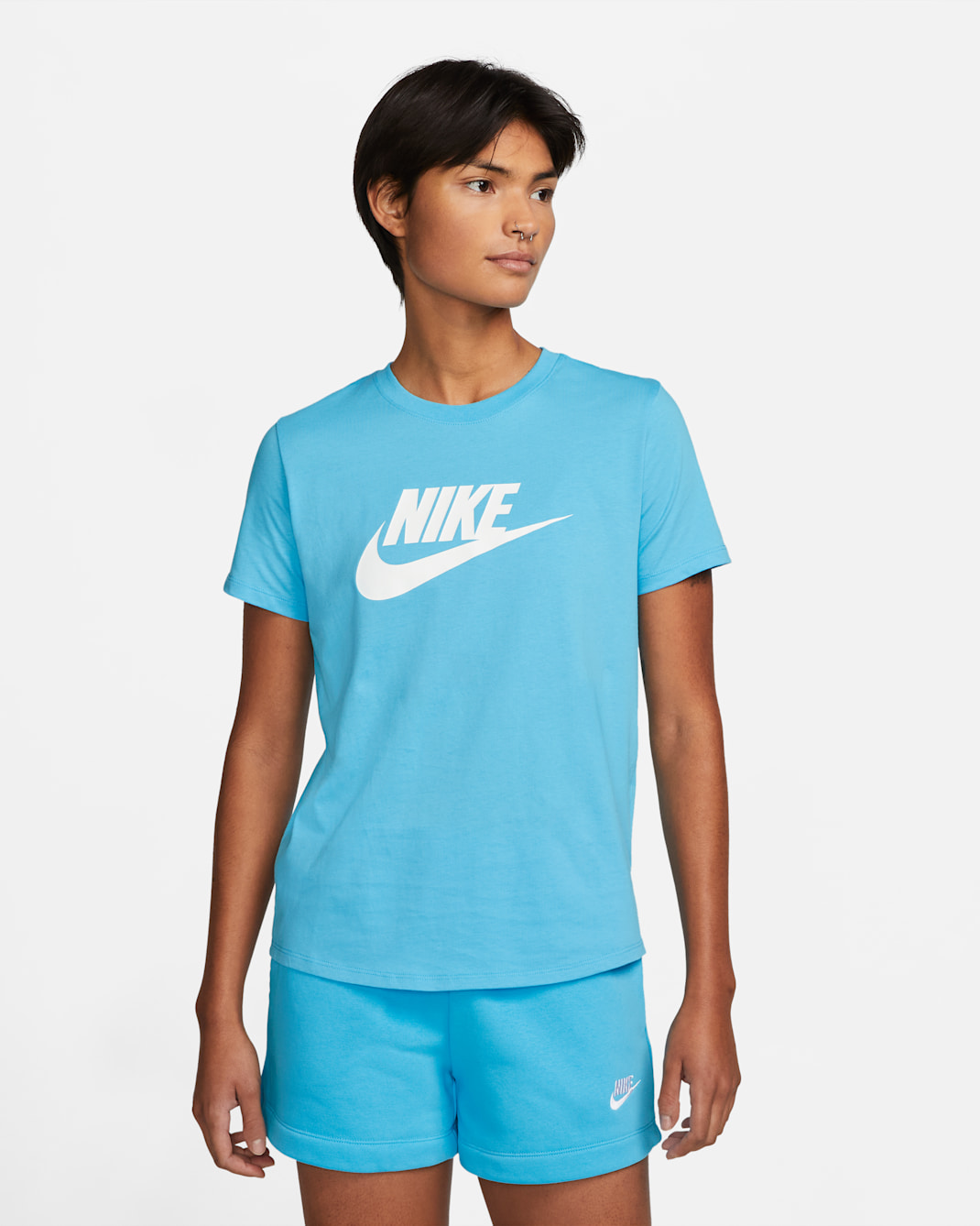 Nike Sportswear Essentials Women's Logo T-Shirt - Baltic Blue