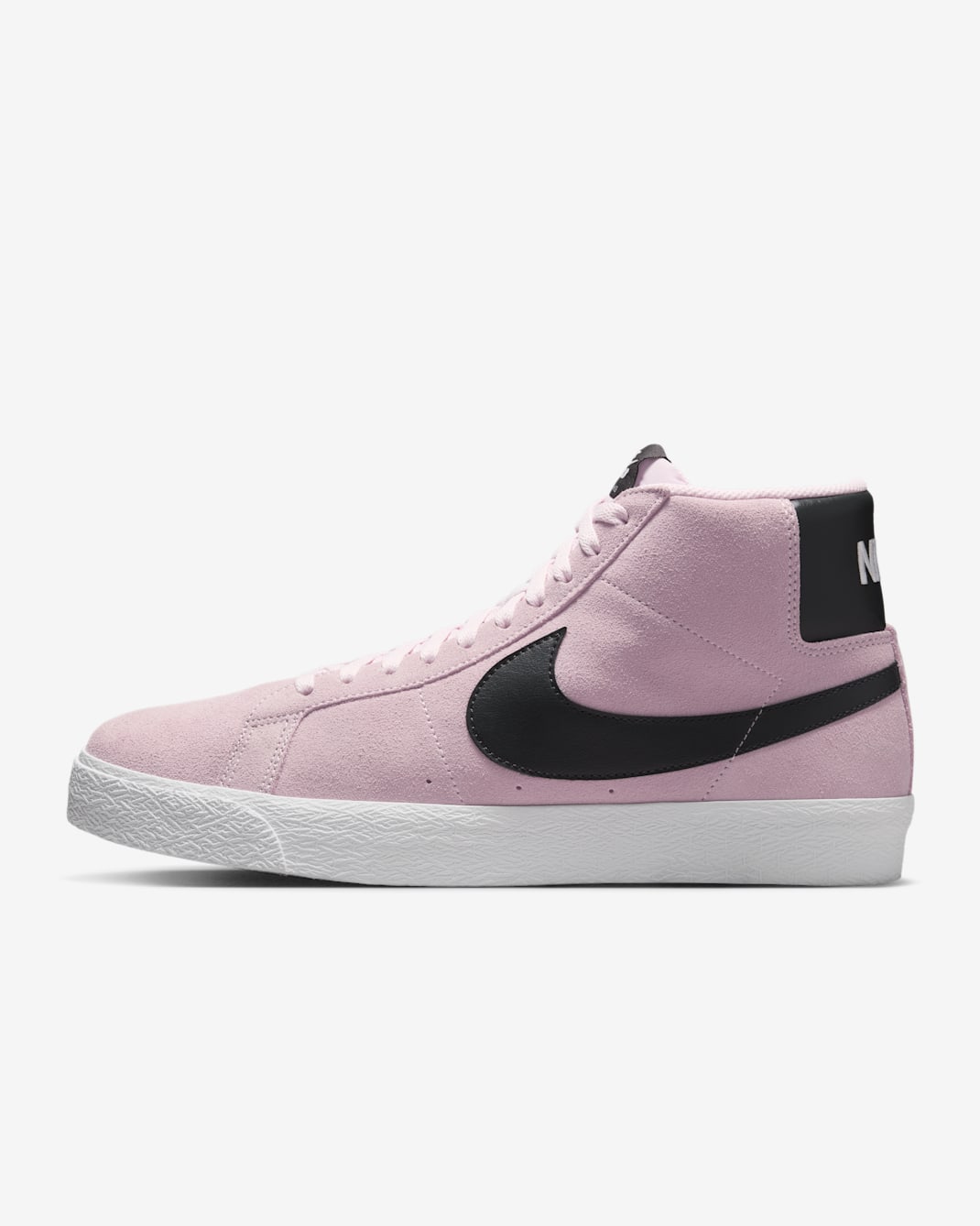 Nike SB Zoom Blazer Mid Skate Shoes - Pink Foam/White/Gum Yellow/Anthracite