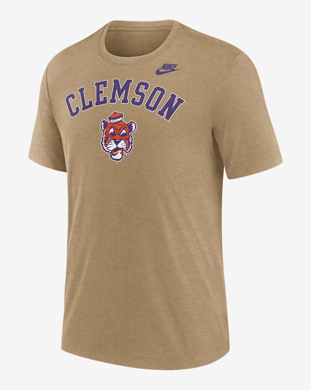Clemson Legacy Arch Men's Nike College T-Shirt - Brown
