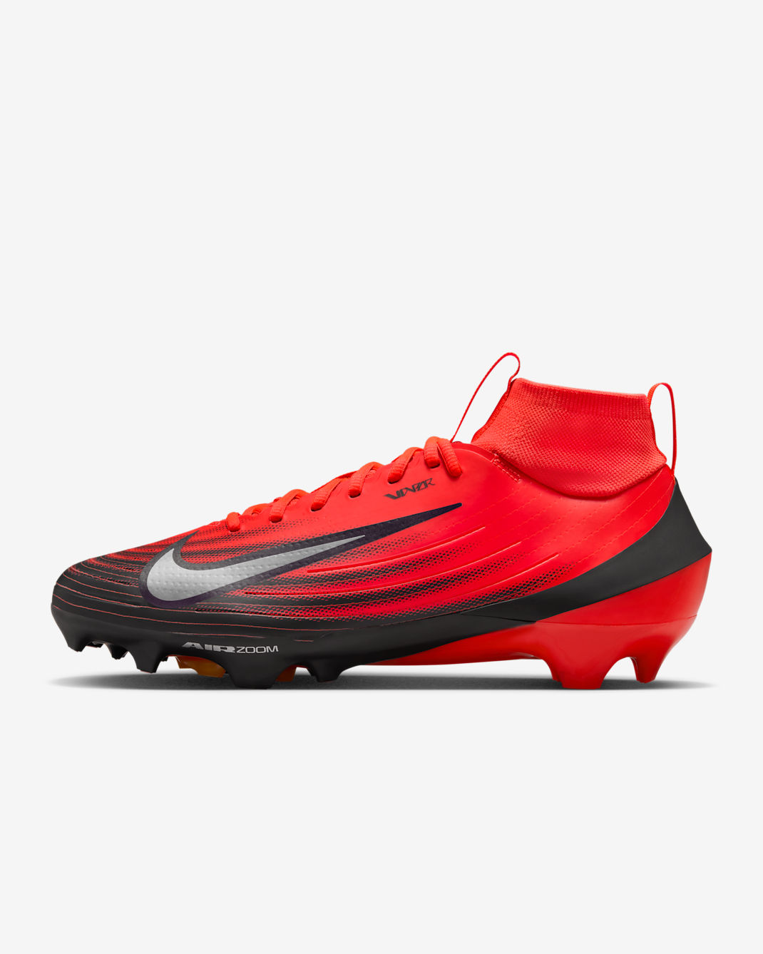 Nike Vapor Pro 1 Football Cleats - Bright Crimson/Laser Orange/Black
