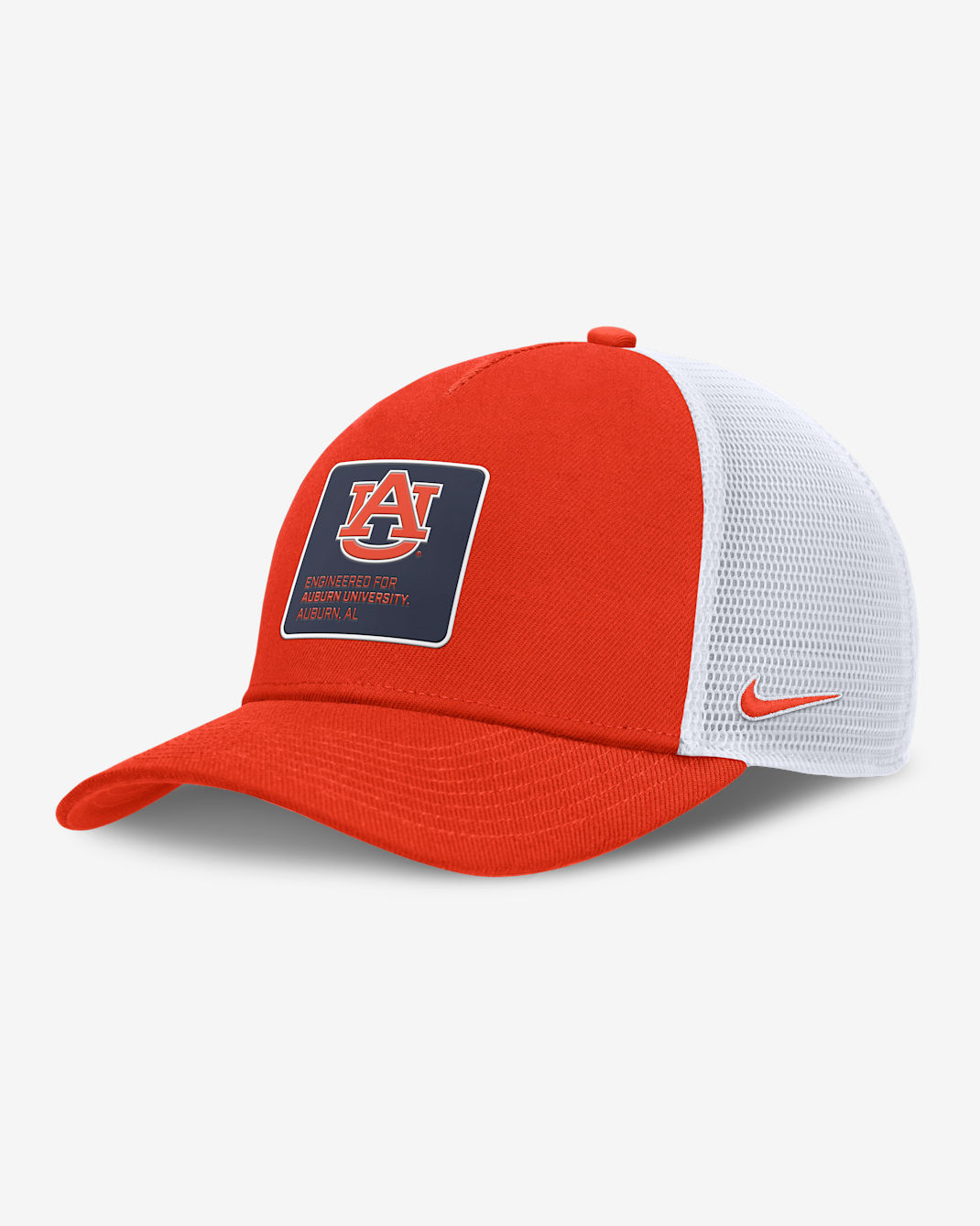 Auburn On-Field Rise Engineered Men's Nike College Trucker Adjustable Hat - Orange