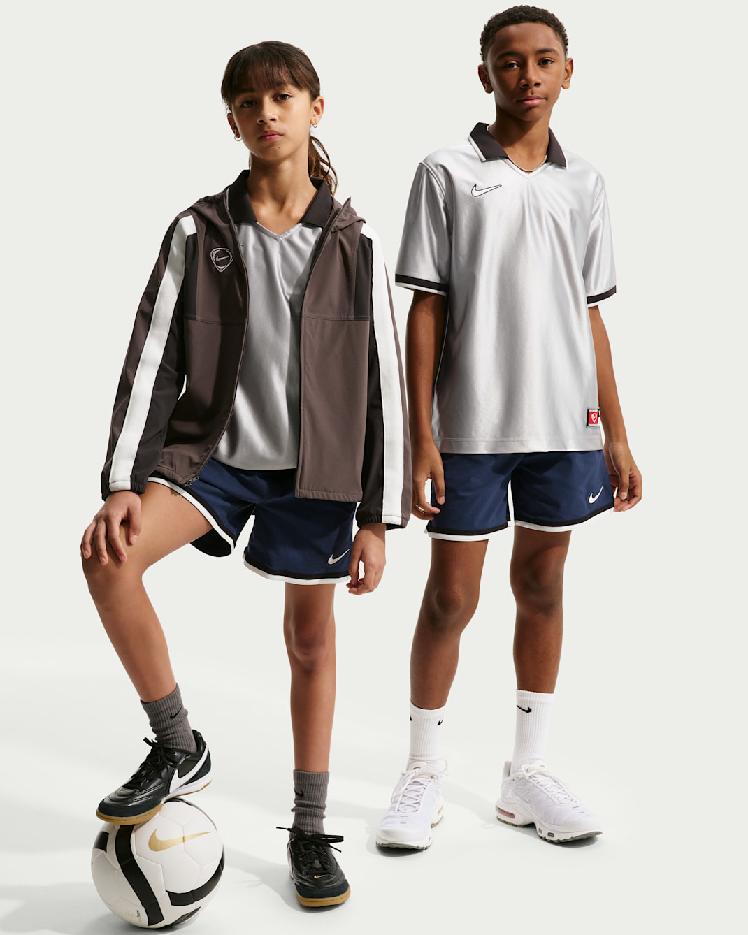 Fotbalové kraťasy Nike Energy Dri-FIT pro větší děti - Midnight Navy/Midnight Navy/Pink Foam/Court Blue