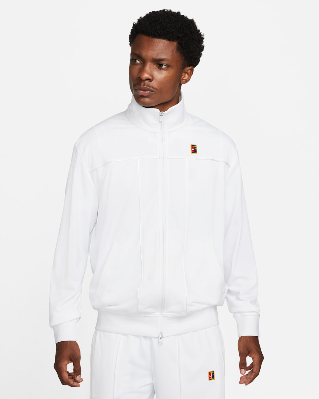NikeCourt Men's Tennis Jacket - White/White/White