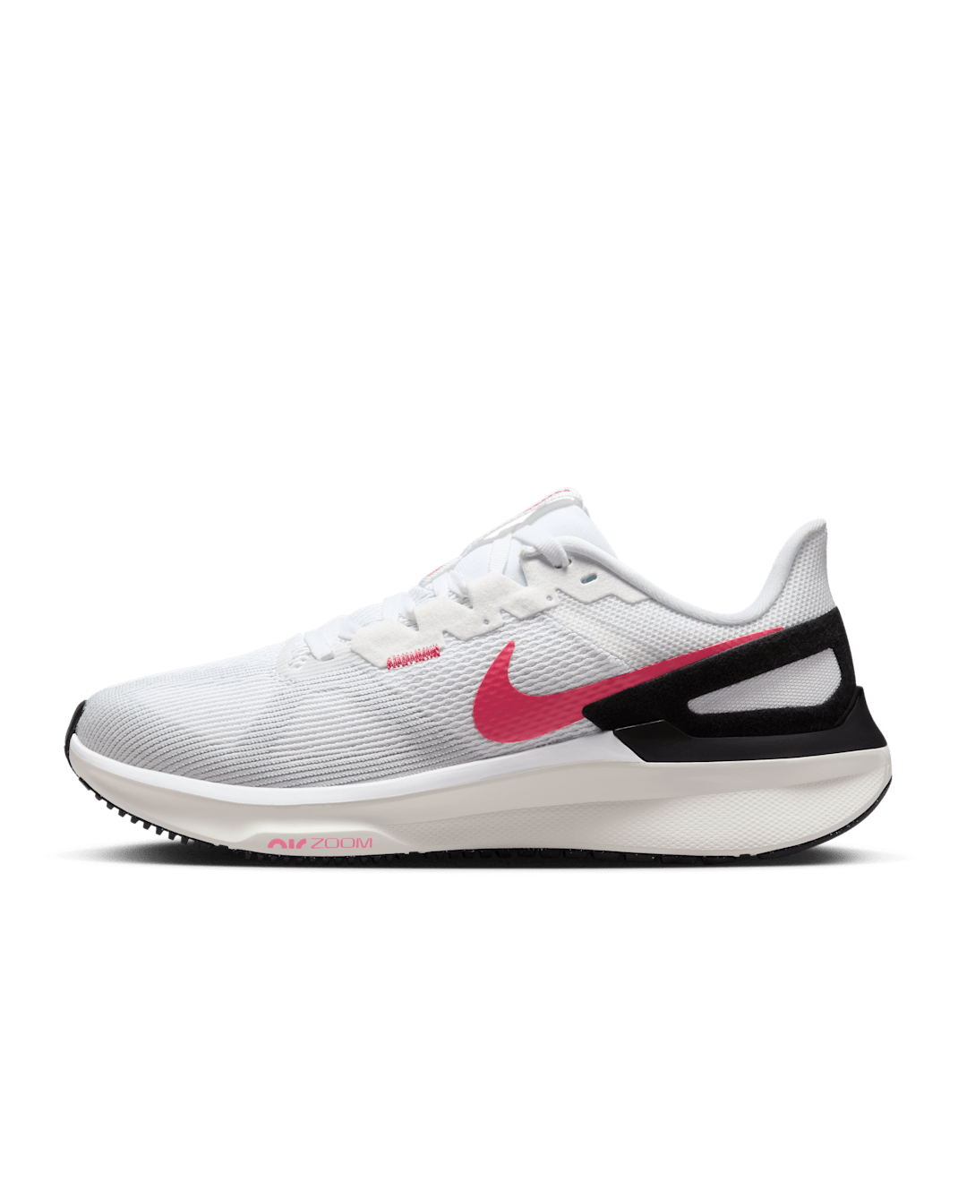 Nike Structure 25 Women's Road Running Shoes - White/Aster Pink/Pure Platinum/Black