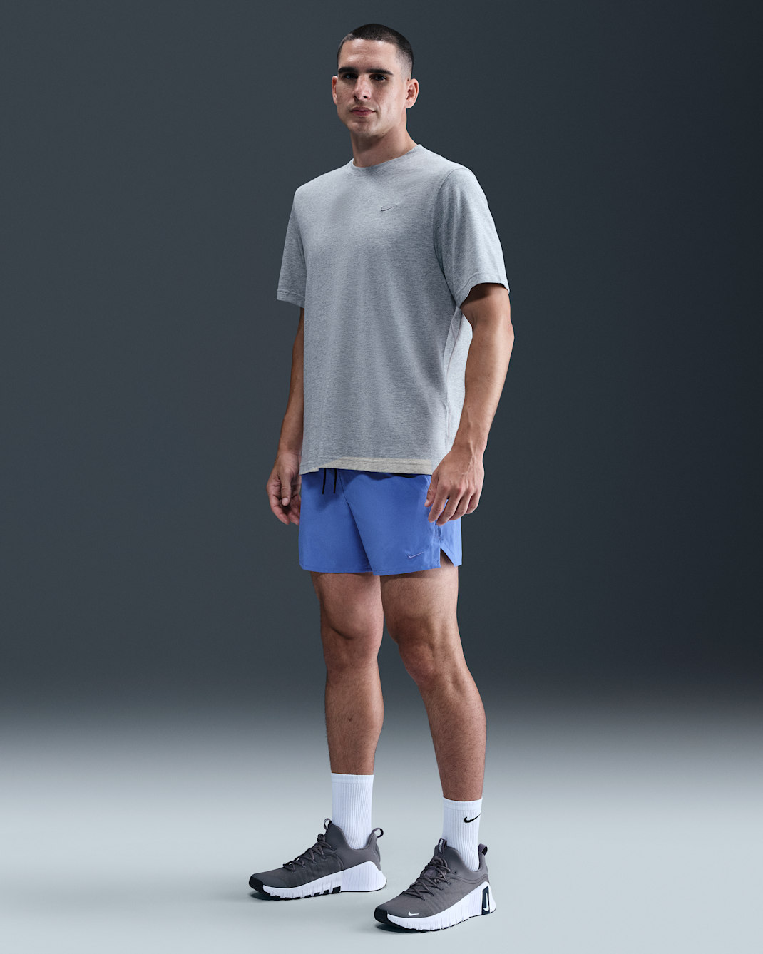 Nike Unlimited Men's Dri-FIT 5" Unlined Versatile Shorts - Comet Blue/Black/Comet Blue