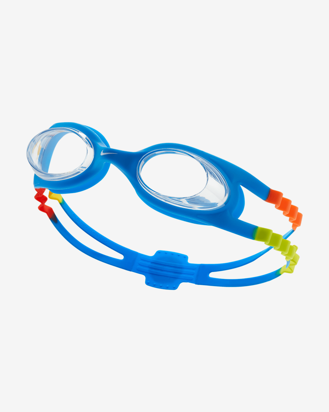 Goggles de natación para niños talla pequeña Nike Easy Fit - Azul/Naranja alfa/Cactus brillante/Blanco