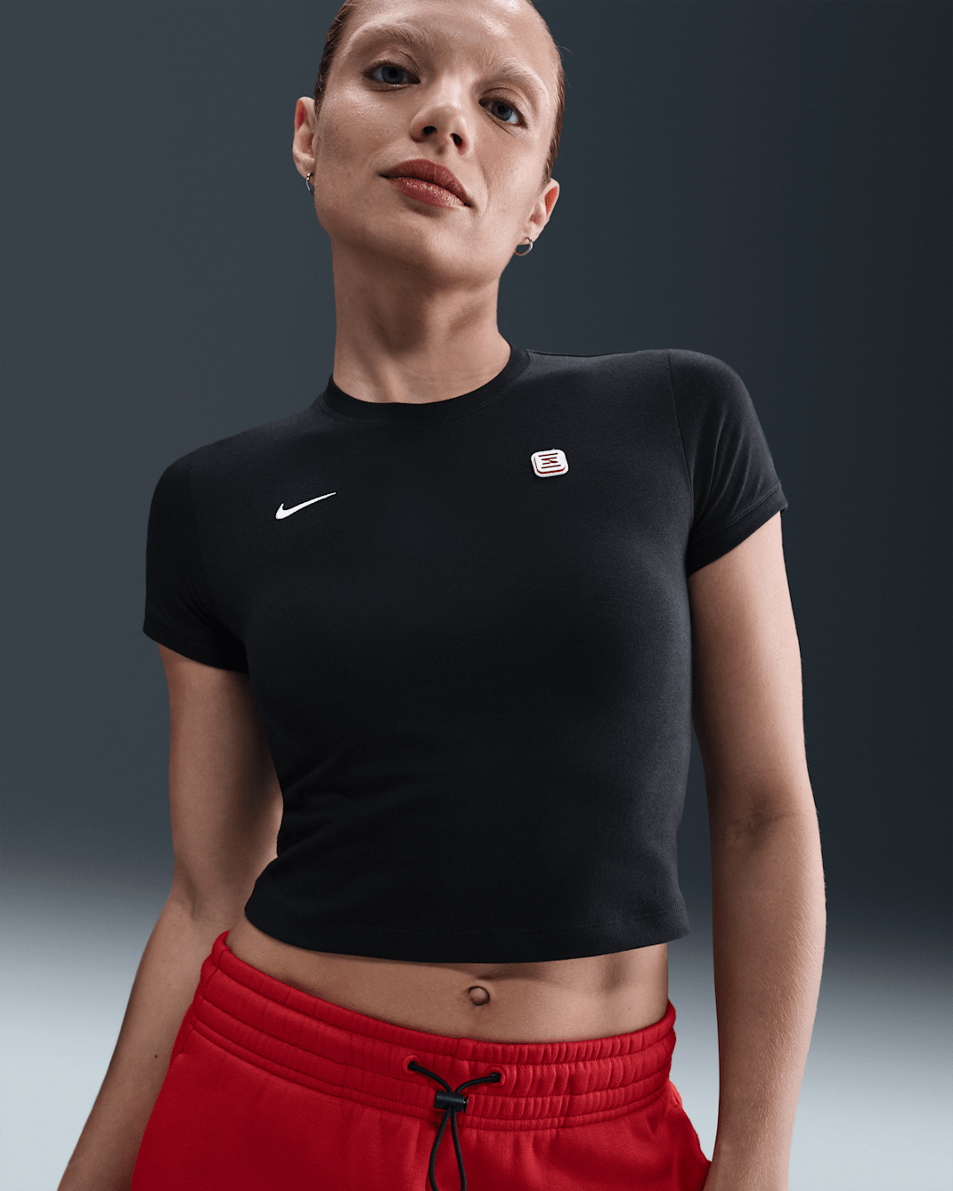 Nike Sportswear Shox Women's Tight T-Shirt - Black