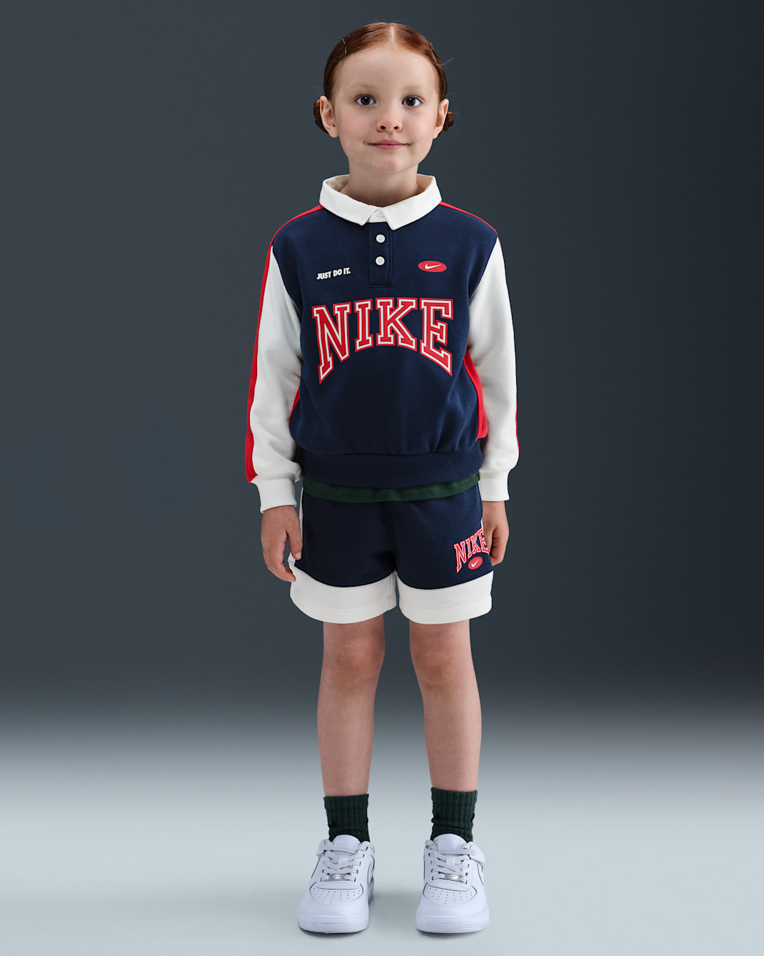 Nike Game Day Essentials Toddler French Terry Shorts - Midnight Navy