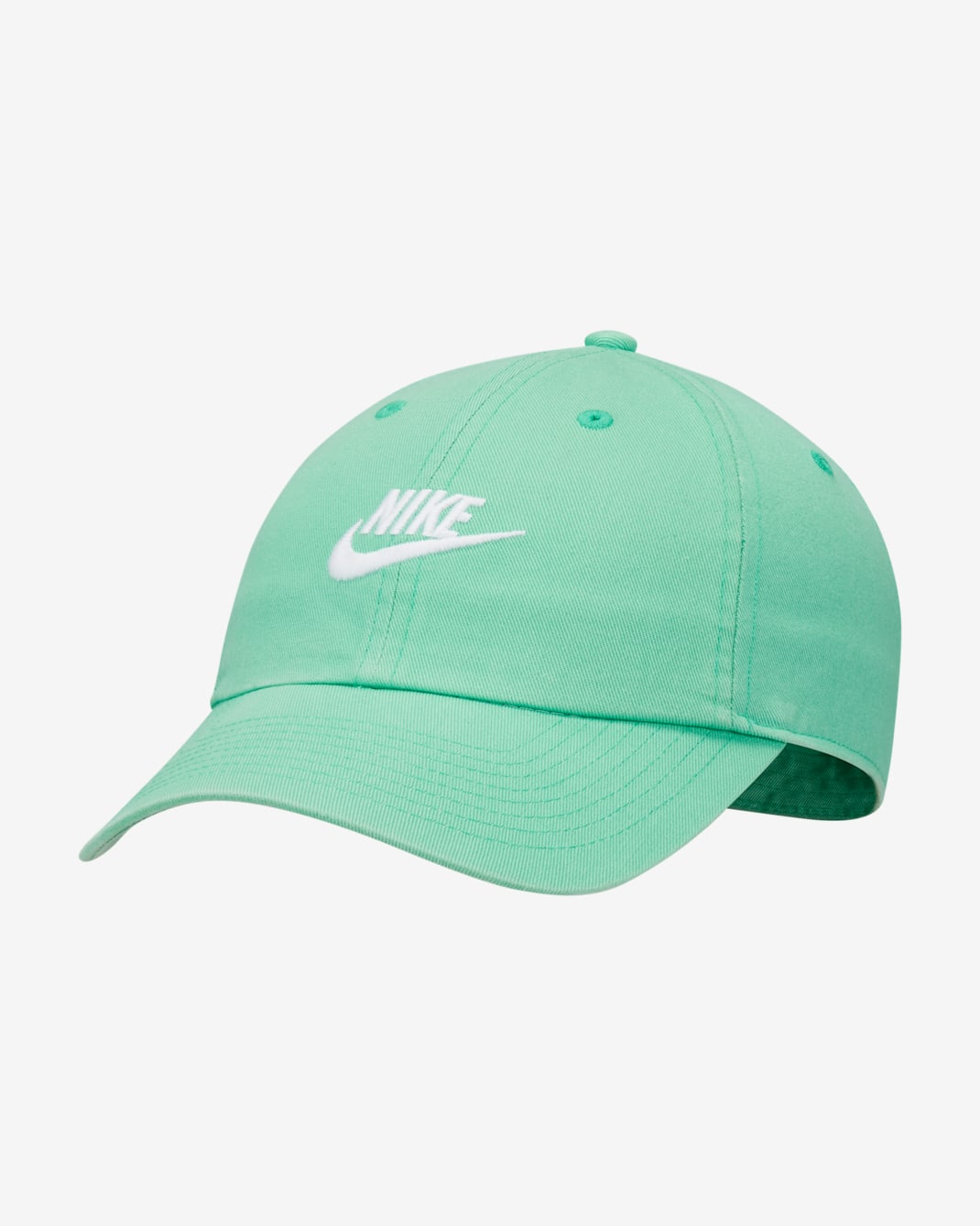 Nike Sportswear Heritage86 Futura Washed Hat - Spring Green/White