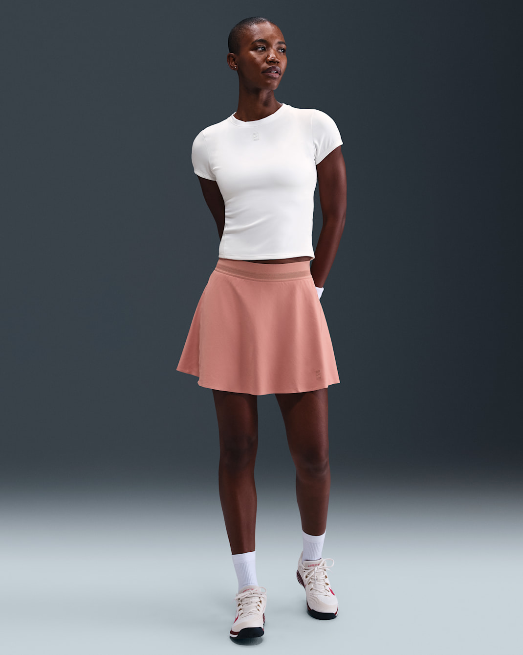 NikeCourt Ace Advantage Women's Dri-FIT Tennis Skirt - Red Stardust/Red Stardust