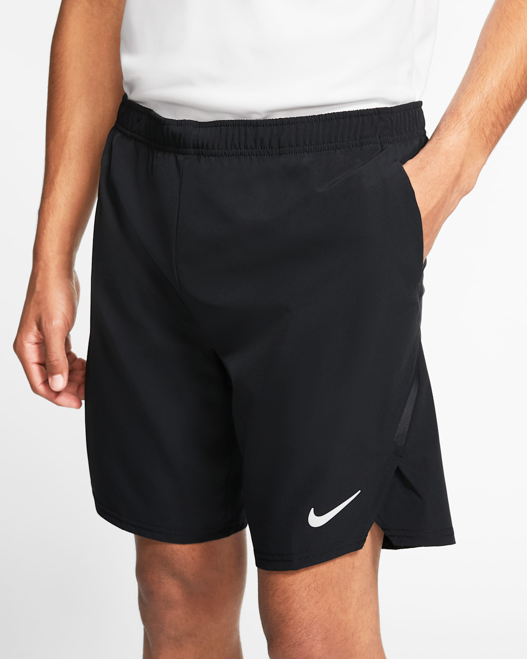 NikeCourt Flex Ace tennisshorts til herre - Svart/Svart/Svart/Svart