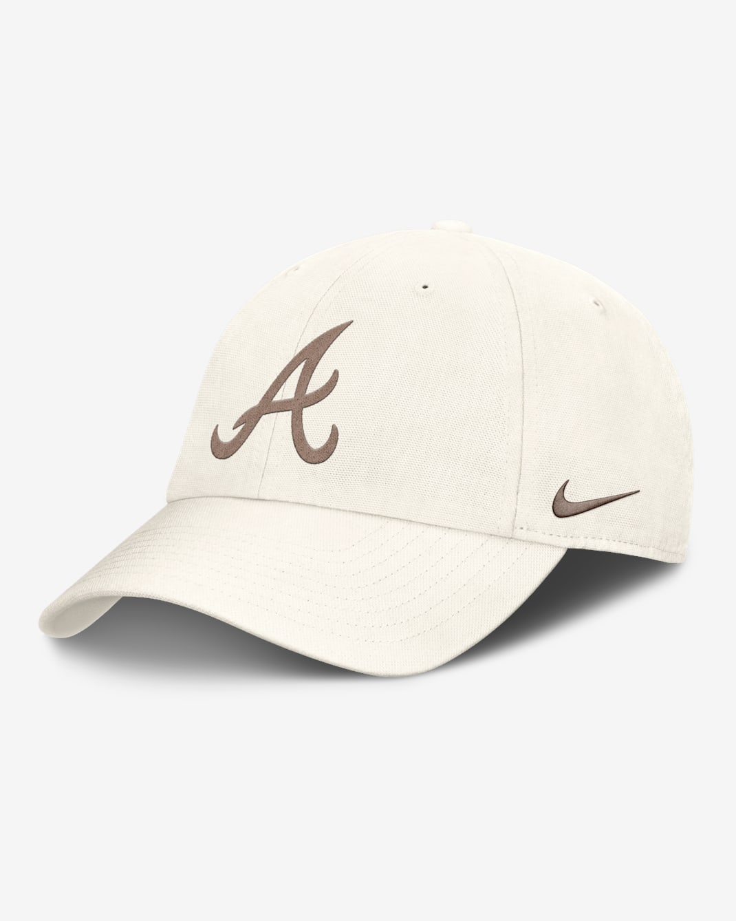 Atlanta Braves Club Men's Nike MLB Adjustable Hat - Sail