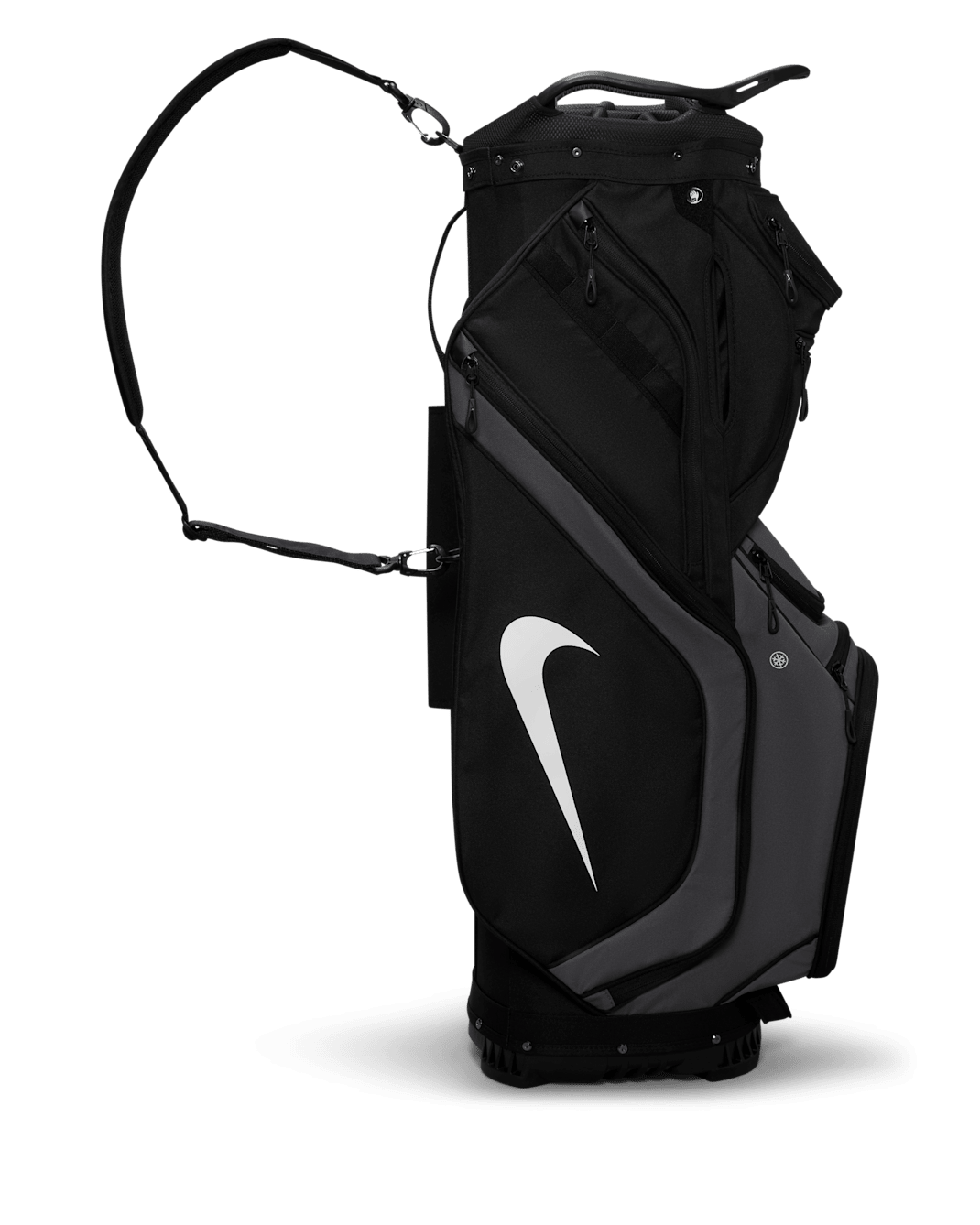 Nike Performance Cart Golf Bag - Black/Iron Grey/White