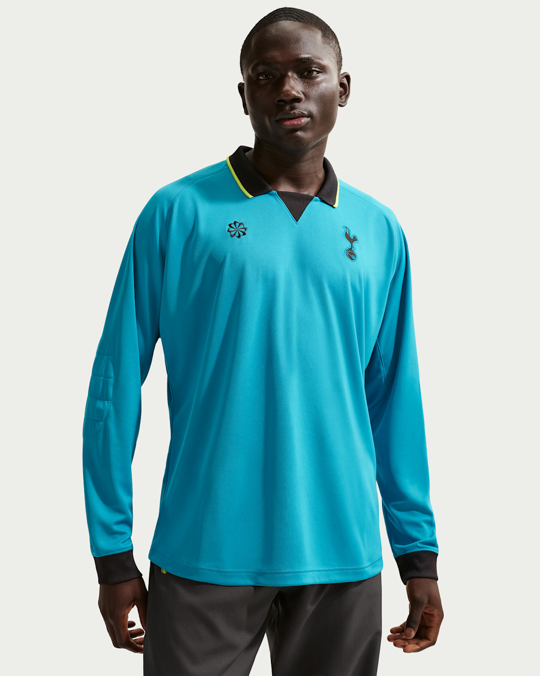 Tottenham Hotspur SE Nike Air langermet fotballtrøye til herre - Cyber Teal/Svart