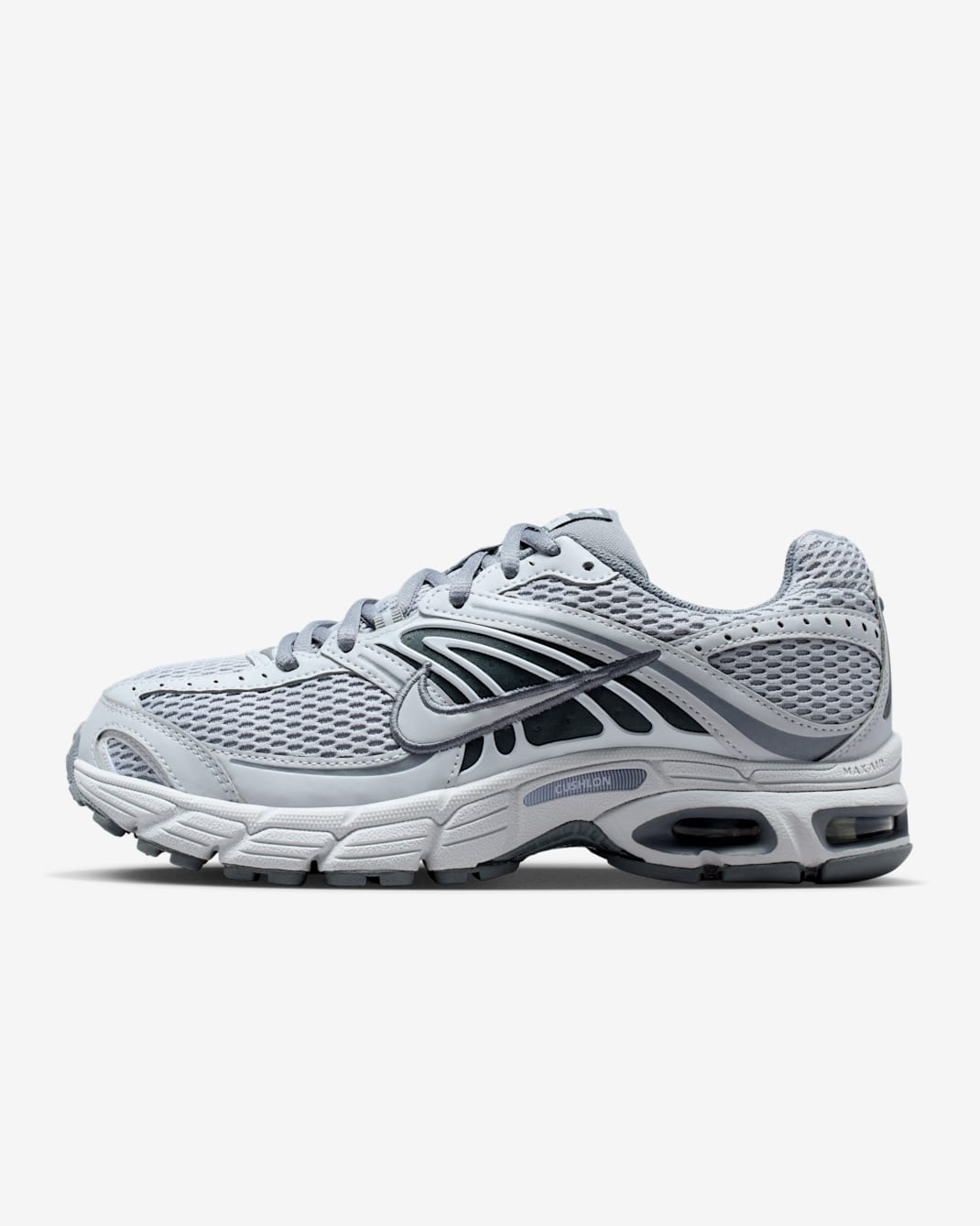 Nike Air Max Moto 2K damesschoenen met accenten met reflecterend design - Wolf Grey/Cool Grey/Pure Platinum