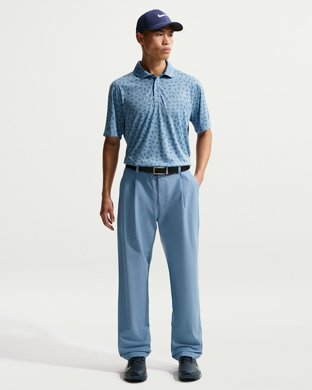 Męskie spodnie do golfa Nike Par Dri-FIT - Work Blue/Photon Dust/Work Blue