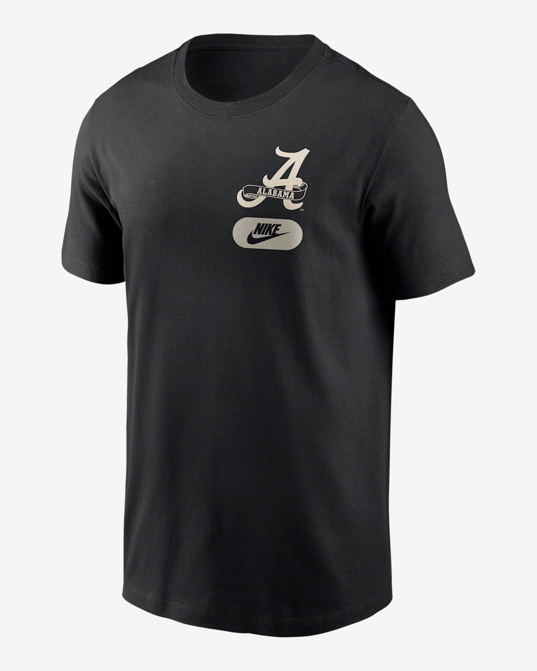 Alabama 2-Hit Men's Nike College T-Shirt - Black