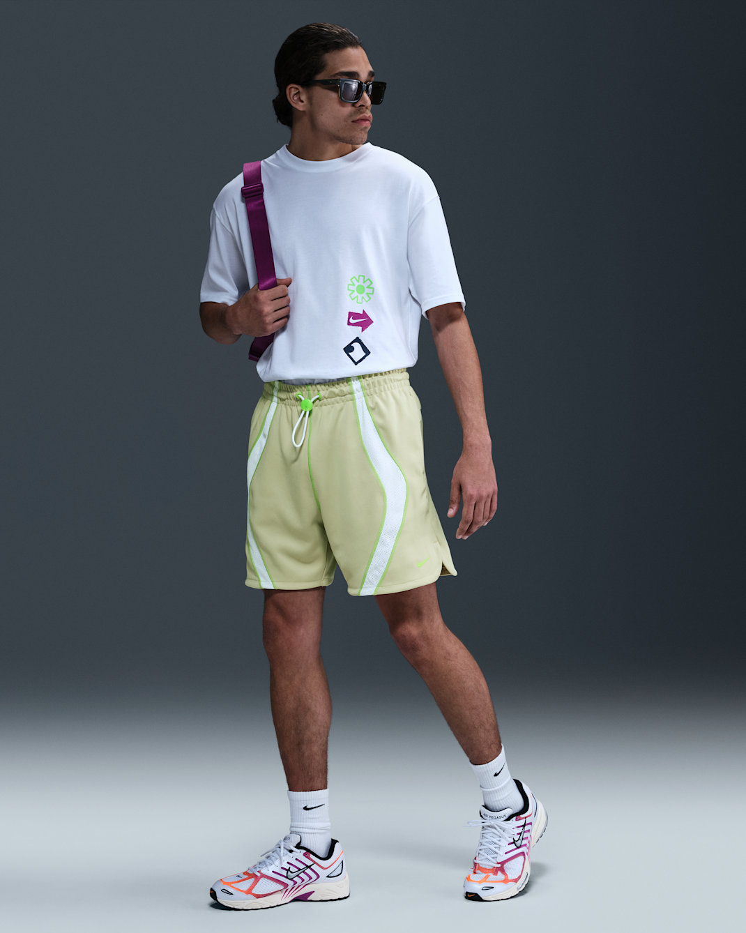 Nike Project F.R.O.G. Men's Woven Shorts - Olive Aura/White/Green Strike