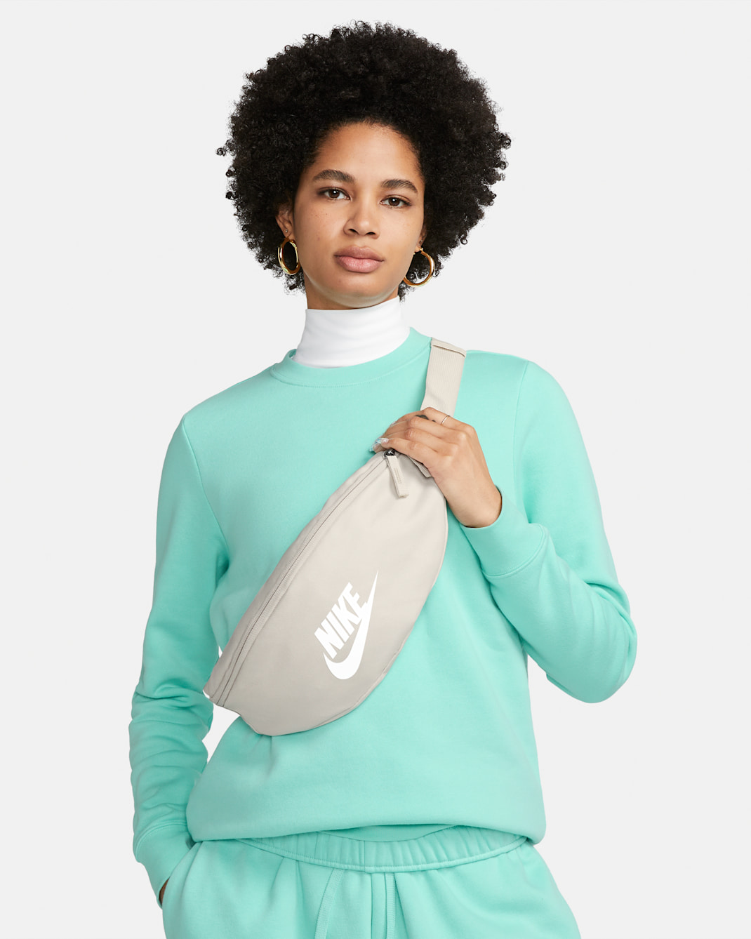 Nike Heritage Waistpack (3L) - Light Orewood Brown/Light Orewood Brown/White