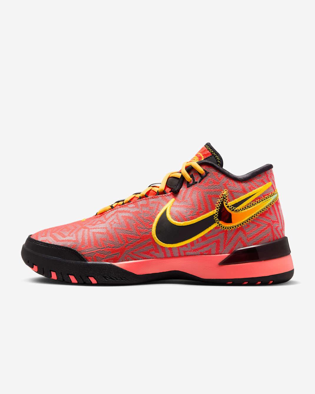 LeBron NXXT Genisus EP Basketball Shoes - Bright Crimson/Black/Sundial/Laser Orange