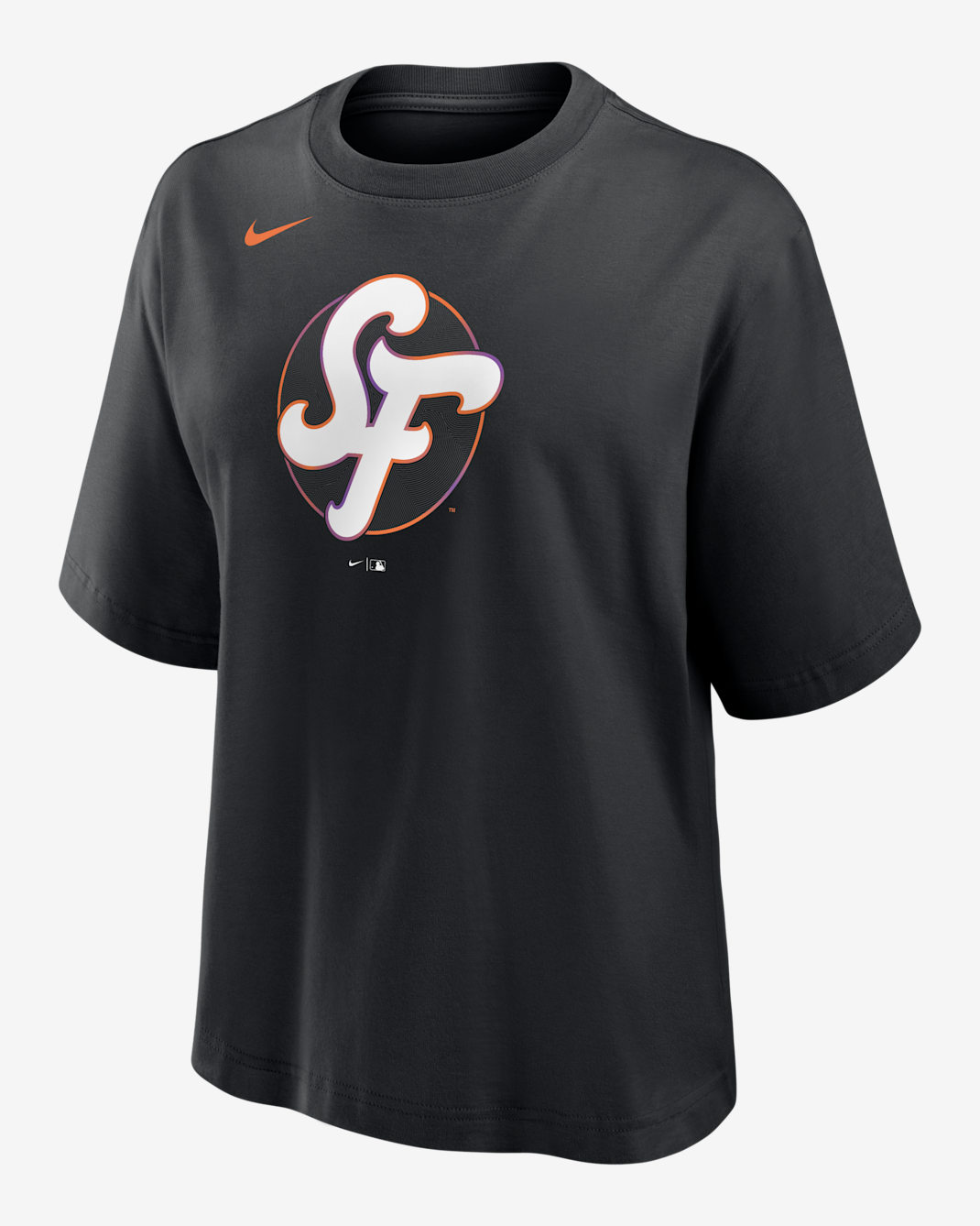 San Francisco Giants City Connect Boxy Women's Nike MLB T-Shirt - Black