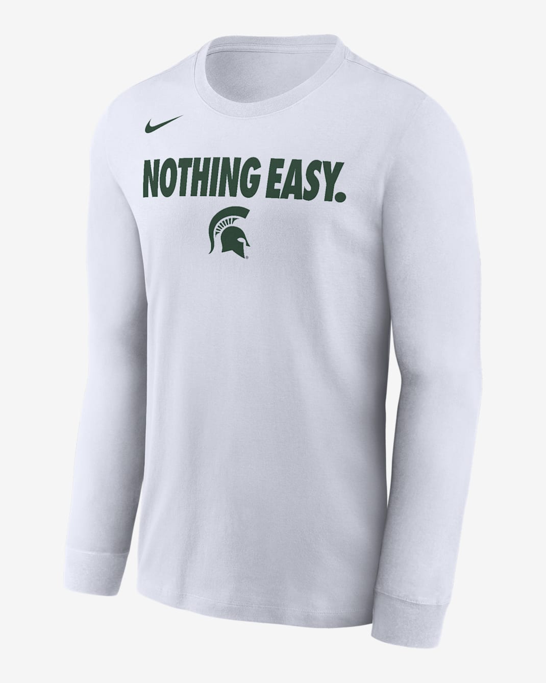 Michigan State Men's Nike College Long-Sleeve T-Shirt - White