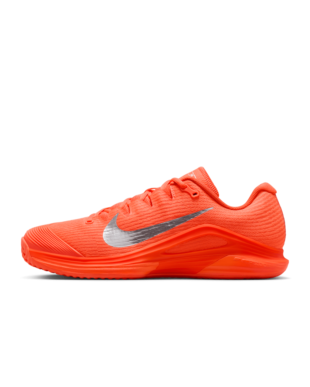 Pánské tenisové boty Nike Vapor 12 Premium na antuku - Hyper Crimson/Metallic Silver