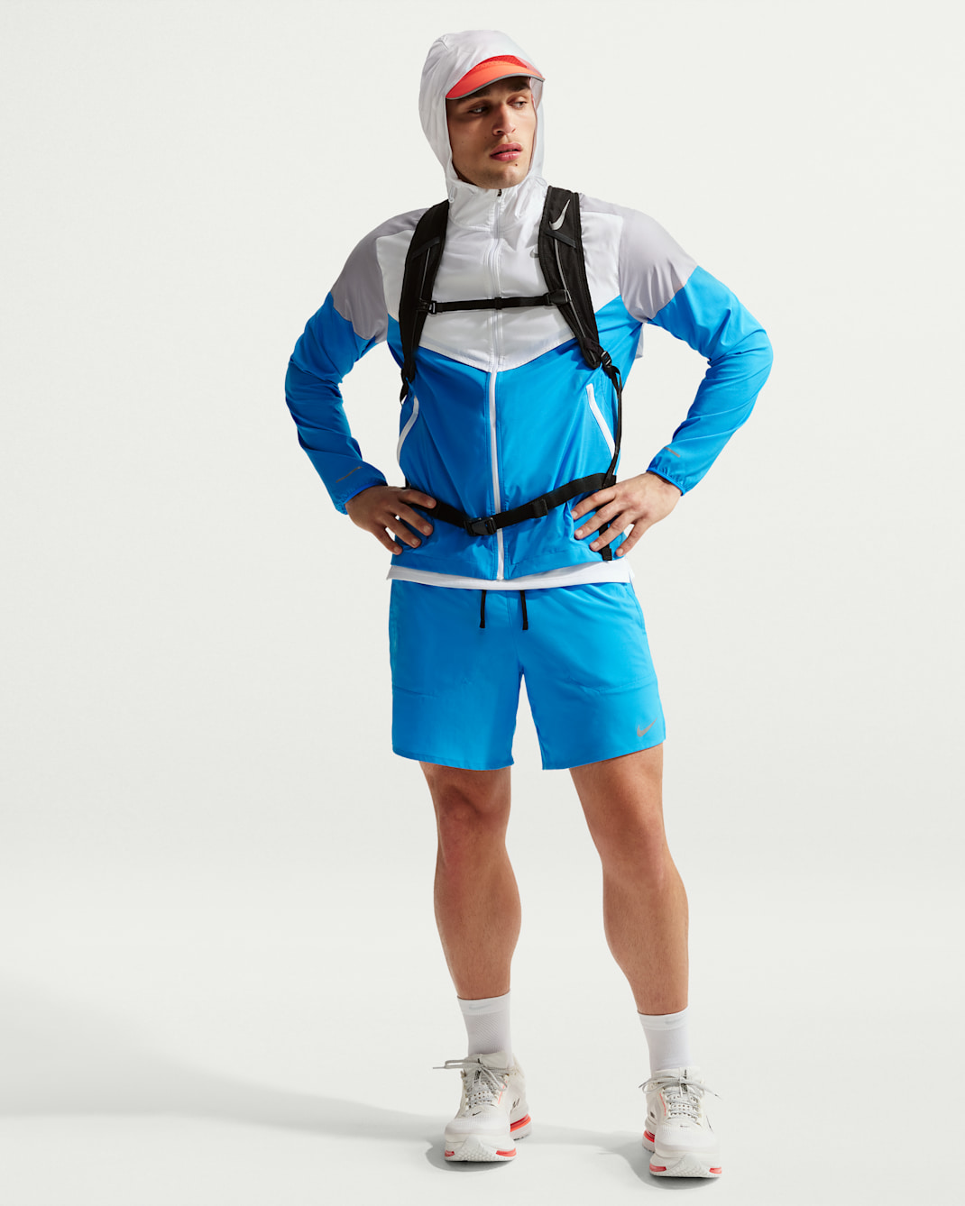 Nike Stride Men's Dri-FIT 7" 2-in-1 Running Shorts - Blue Hero/Blue Hero/Black