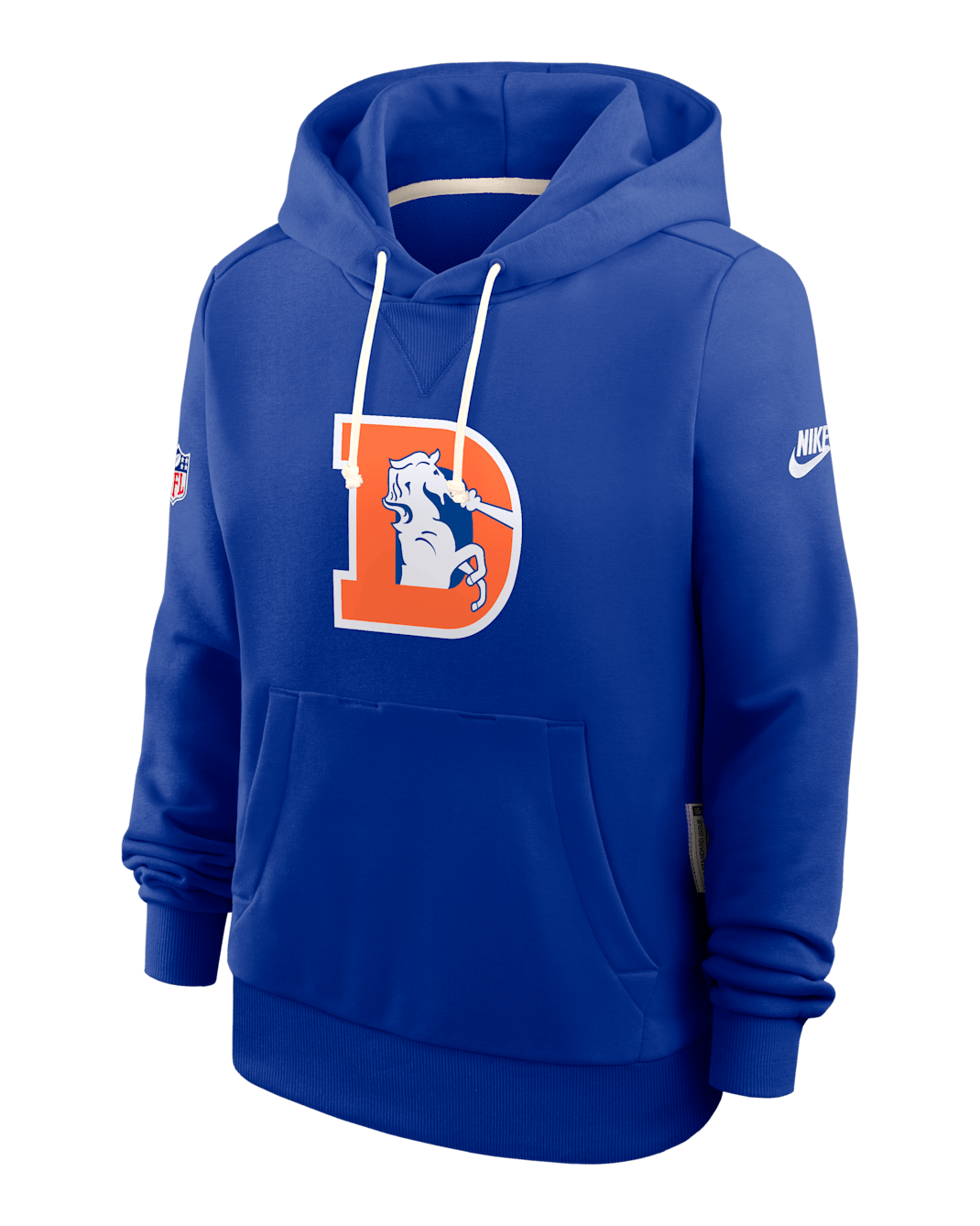 Denver Broncos Alt Pack Women's Nike Dri-FIT NFL Pullover Hoodie - Royal