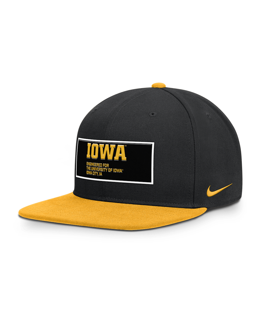 Iowa On-Field Pro Men's Nike Dri-FIT College Adjustable Hat - Black