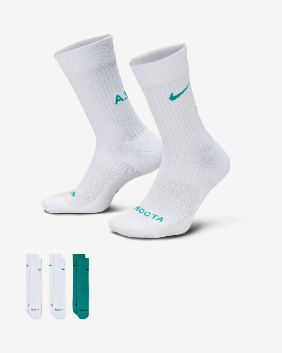 NOCTA クルー ソックス 3足 - マルチカラー