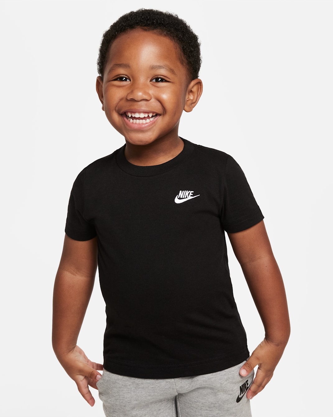 Playera infantil Nike Sportswear - Negro