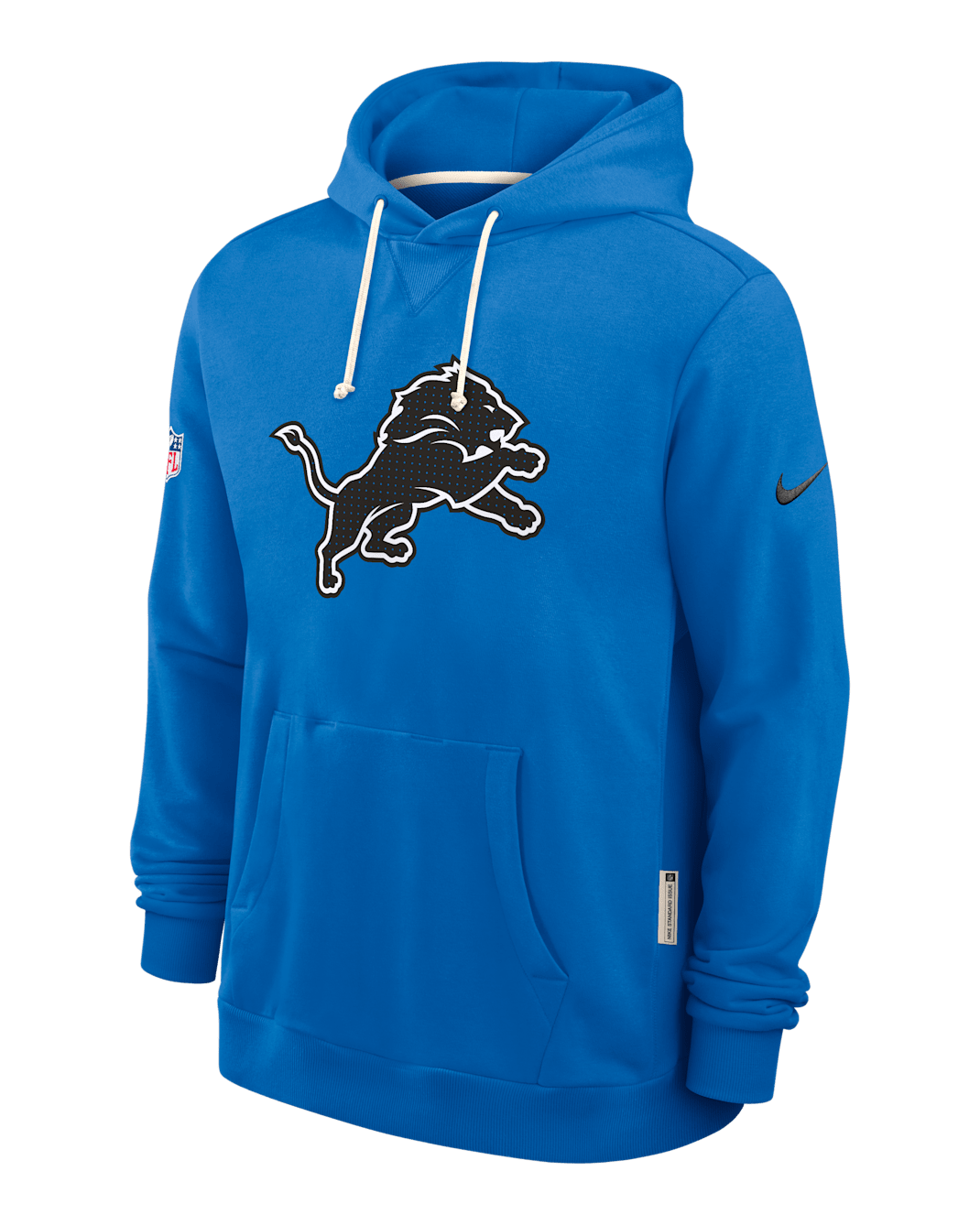 Detroit Lions Initial Home Sideline Men's Nike Dri-FIT NFL Pullover Hoodie - Blue