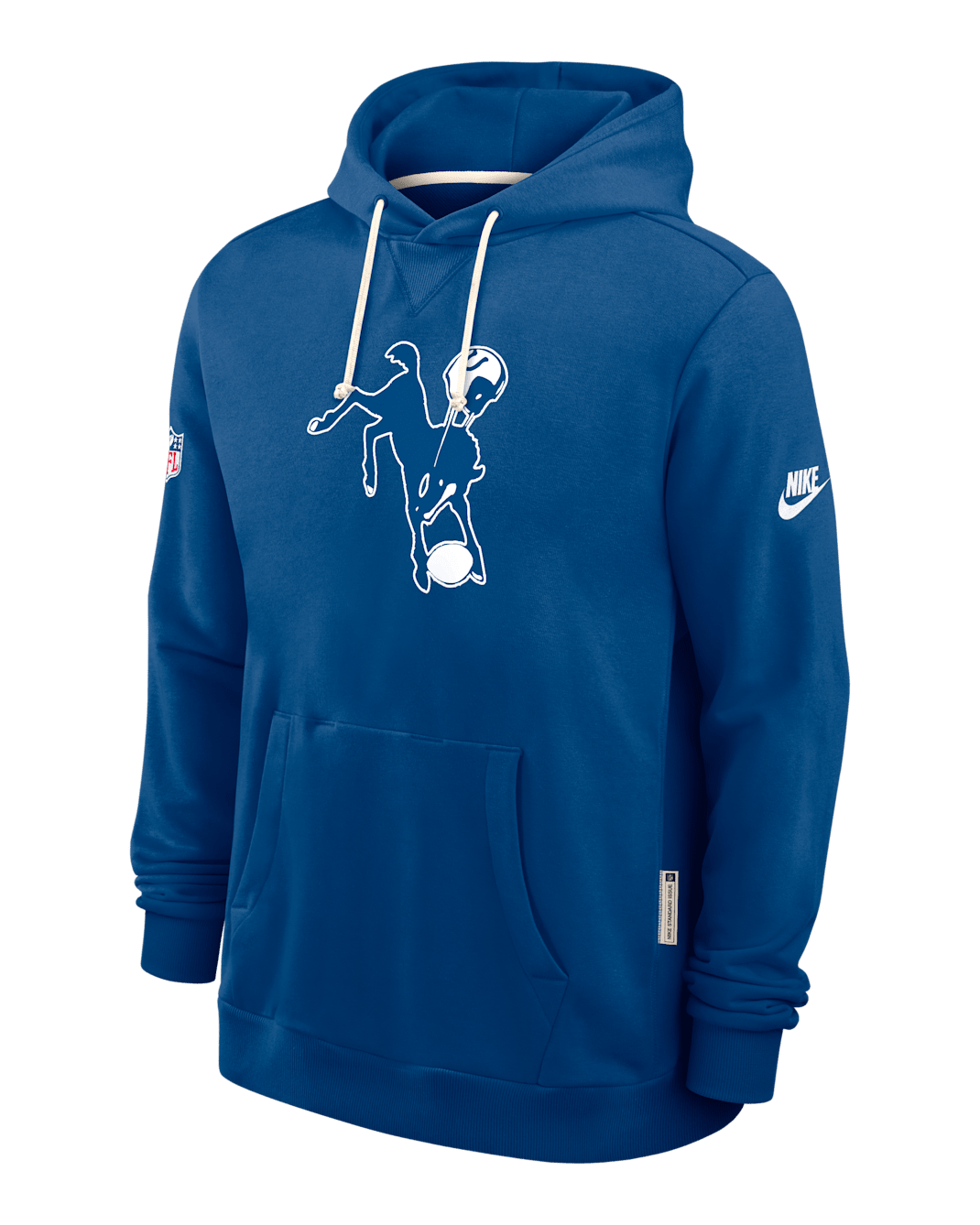 Sudadera con gorro sin cierre Nike Dri-FIT de la NFL para hombre Indianapolis Colts Alt Offensive Set Play Sideline - Azul
