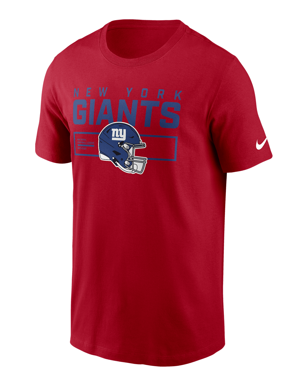 New York Giants Helmet Essential Men's Nike NFL T-Shirt - Red