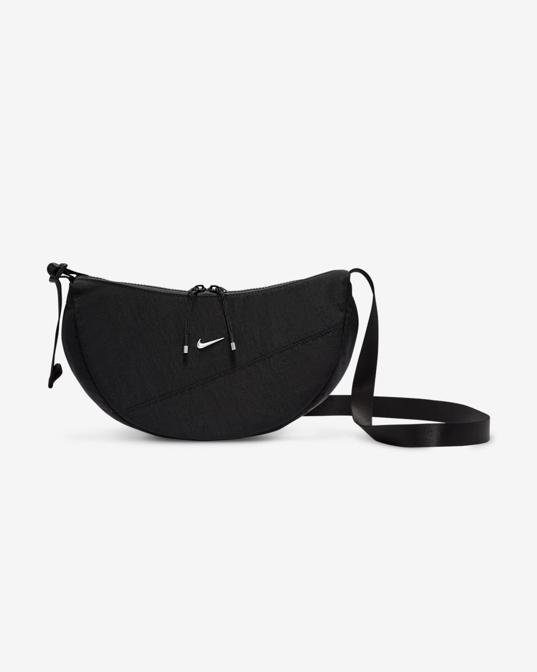 Nike Aura Crescent Crossbody Bag (4L) - Black/Black/Matte Silver