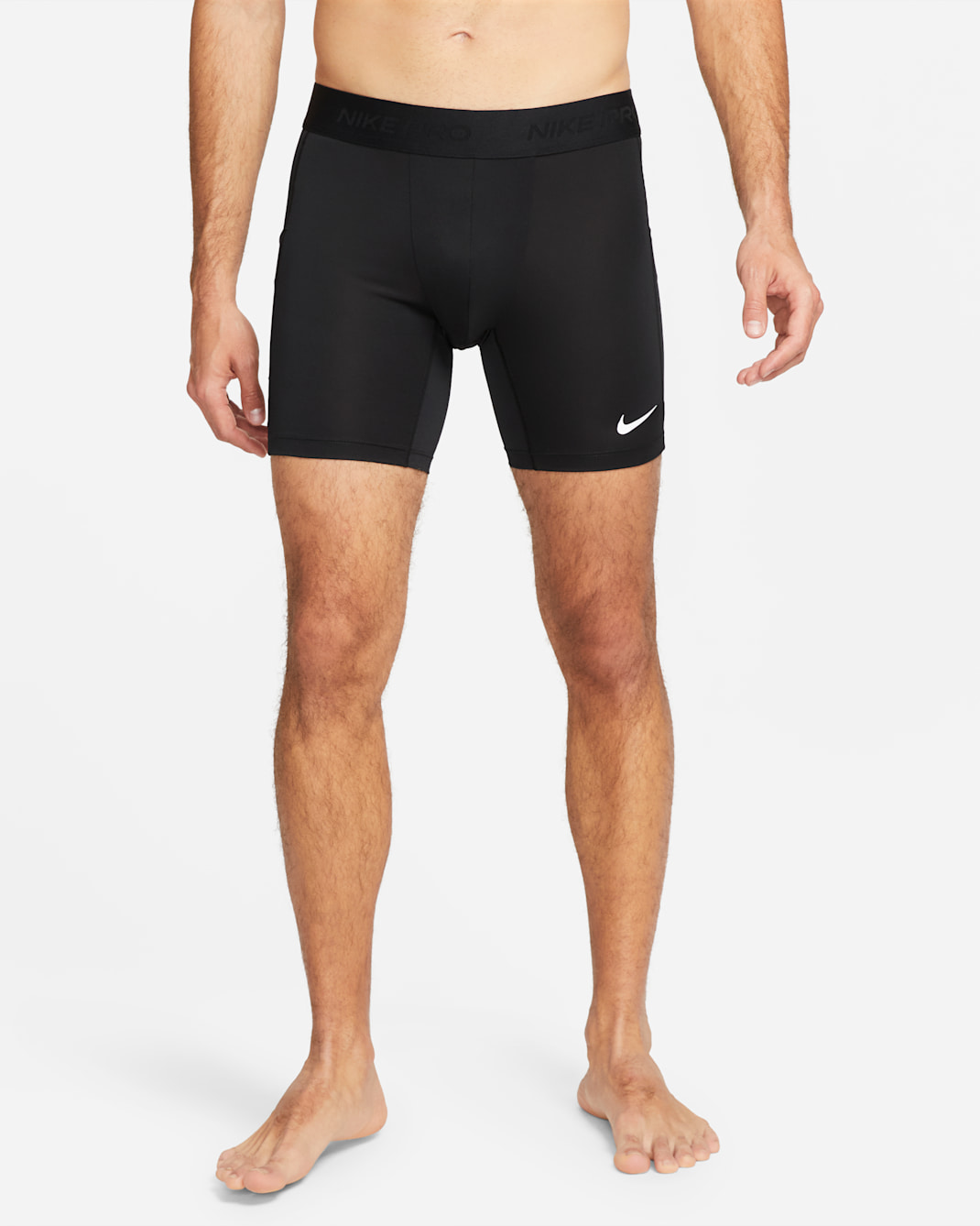 Nike Pro Men's Dri-FIT Fitness Shorts - Black/White