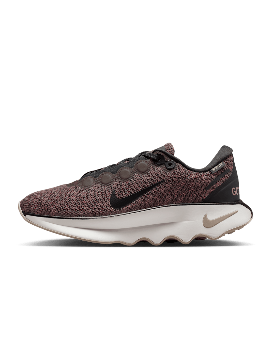 Scarpa impermeabile da camminata Nike Motiva GORE-TEX – Donna - Cave Stone/Malt/Nero