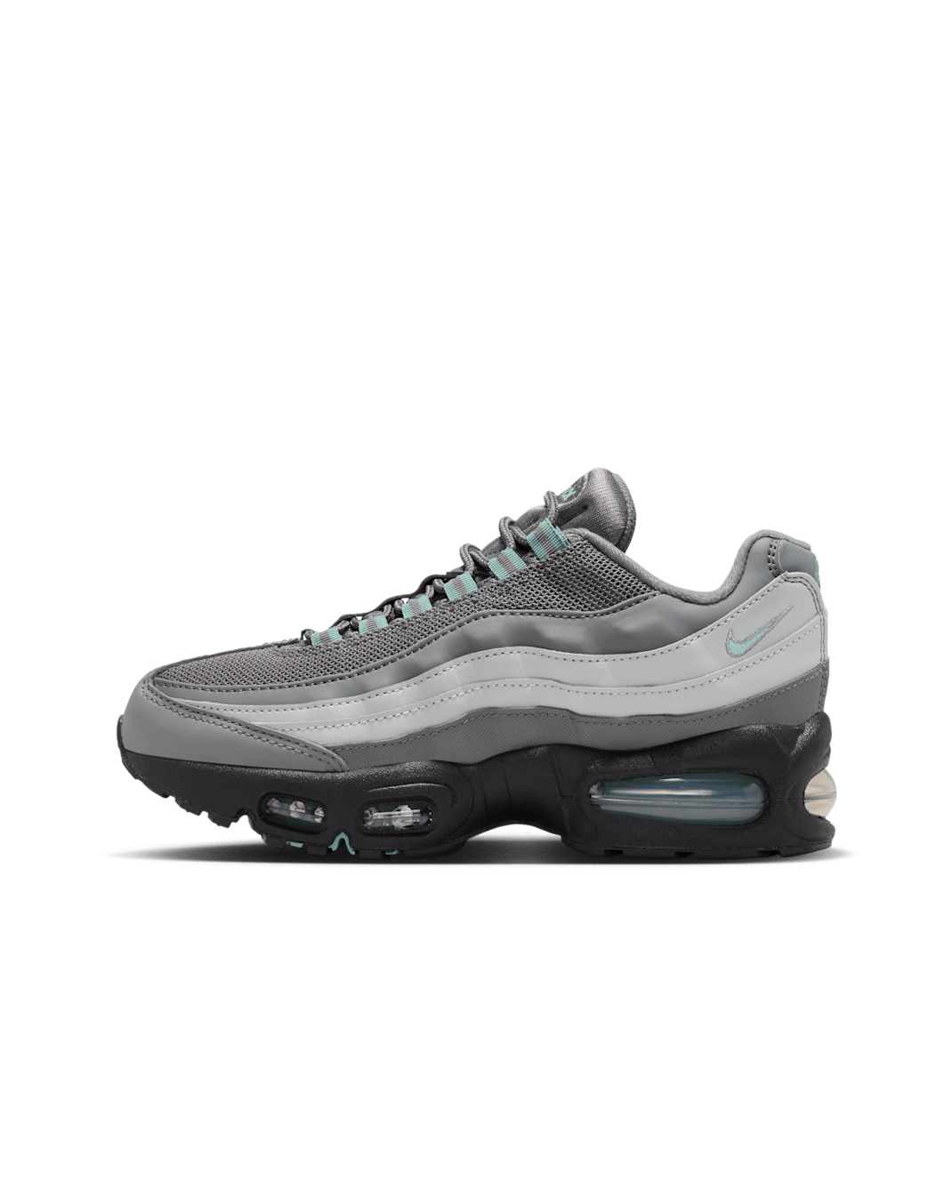 Nike Air Max 95 Older Kids' Shoes - Smoke Grey/Smoke Grey/Light Smoke Grey/Cannon