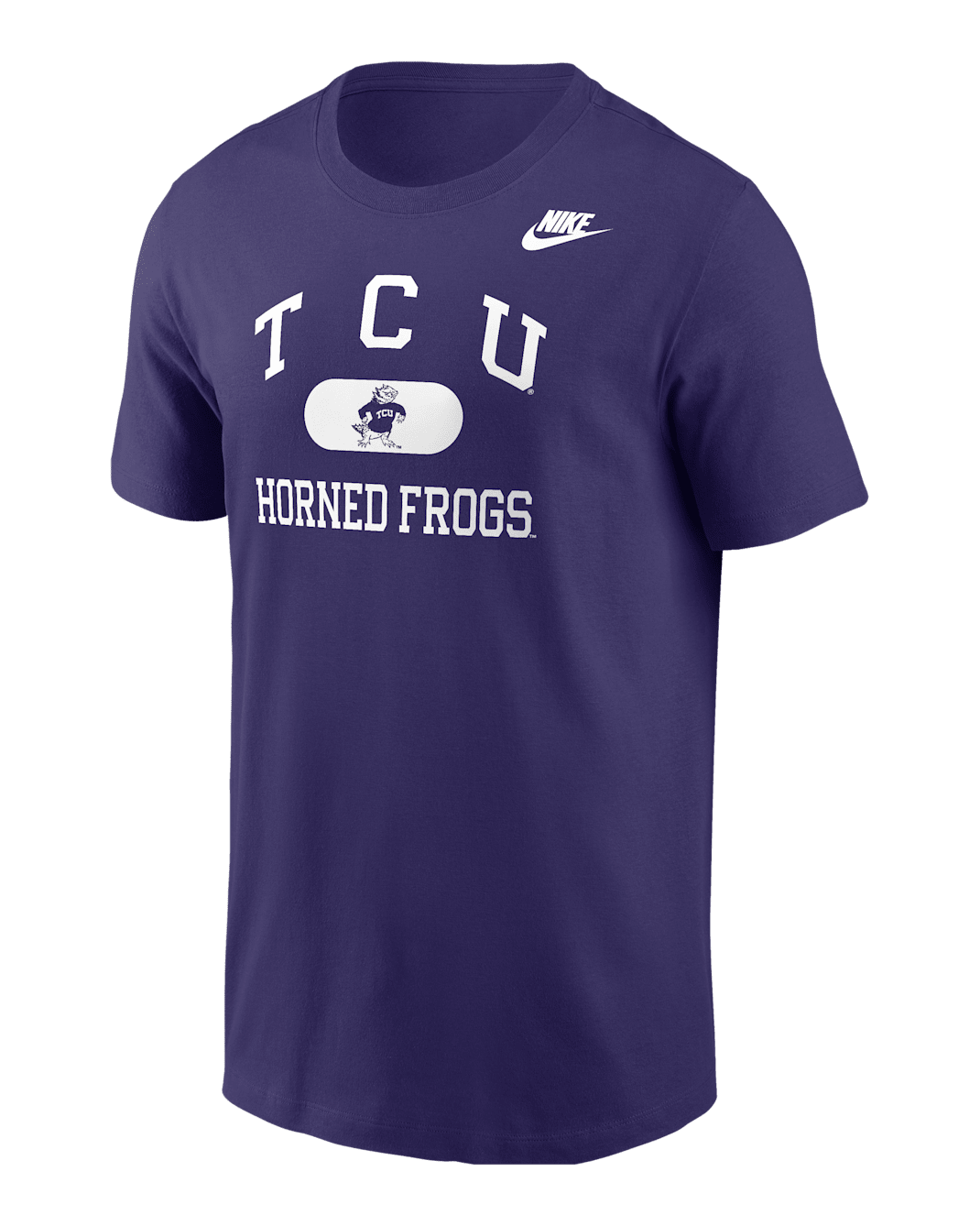 TCU Horned Frogs Men's Nike College T-Shirt - New Orchid