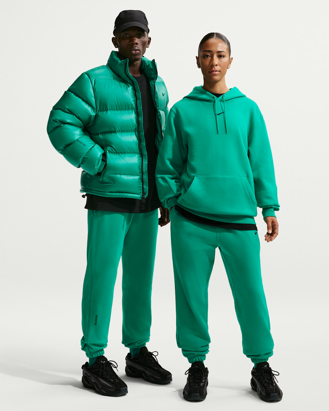 NOCTA NOCTA Fleece CS-sweatpants - Neptune Green/sort