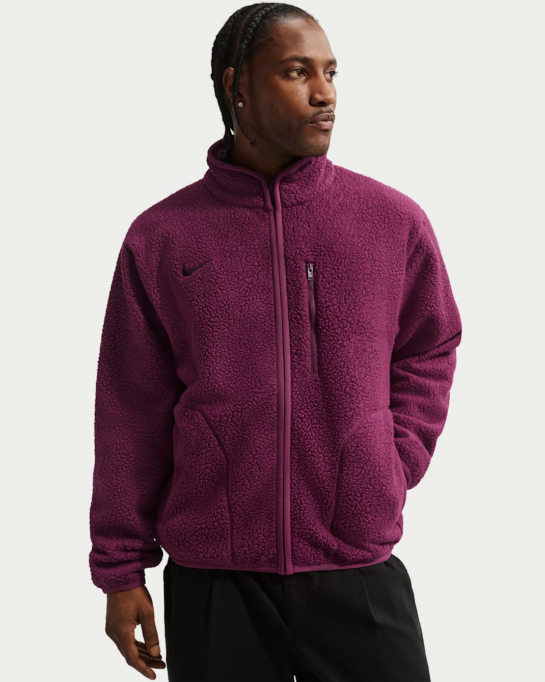 Chamarra acondicionada para el invierno para hombre Nike Sportswear Club - Burdeos