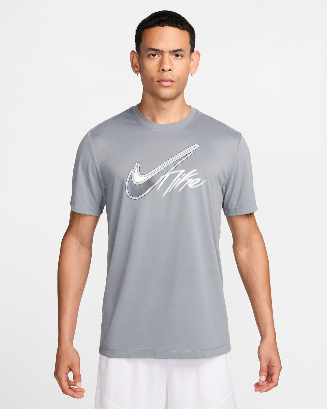Playera de básquetbol Dri-FIT para hombre Nike - Gris azulado