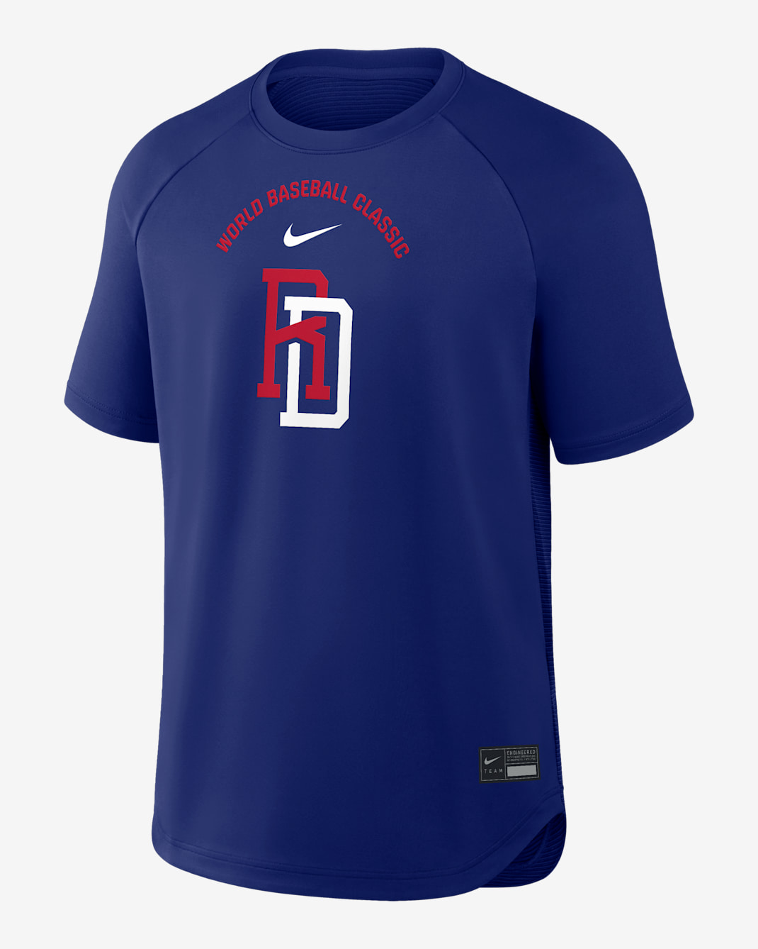 Dominican Republic National Baseball Team 2026 World Baseball Classic Batting Practice Pregame Men's Nike Dri-FIT Top - Royal