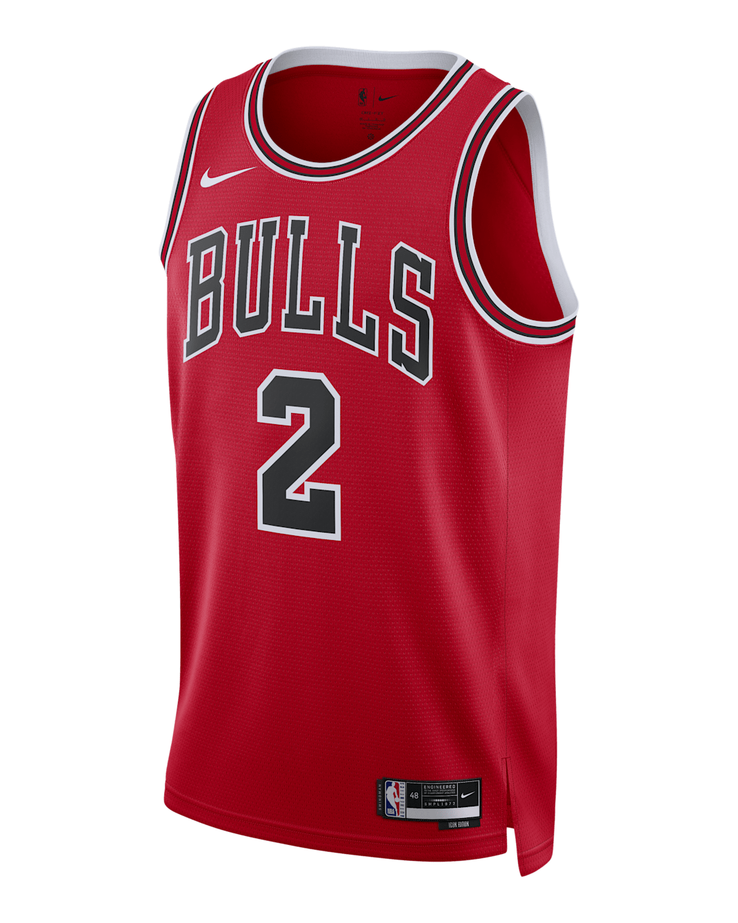 Chicago Bulls Icon Edition Men's Nike Dri-FIT NBA Swingman Jersey - University Red