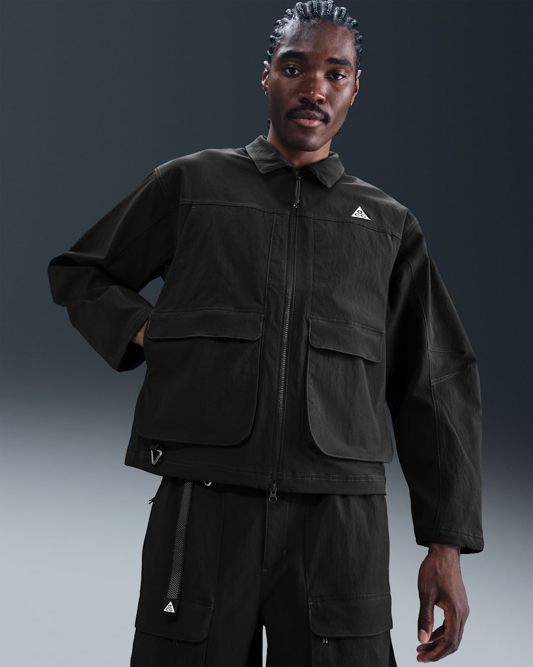 Nike ACG «Smith Summit» UV-jakke til herre - Svart/Anthracite/Summit White