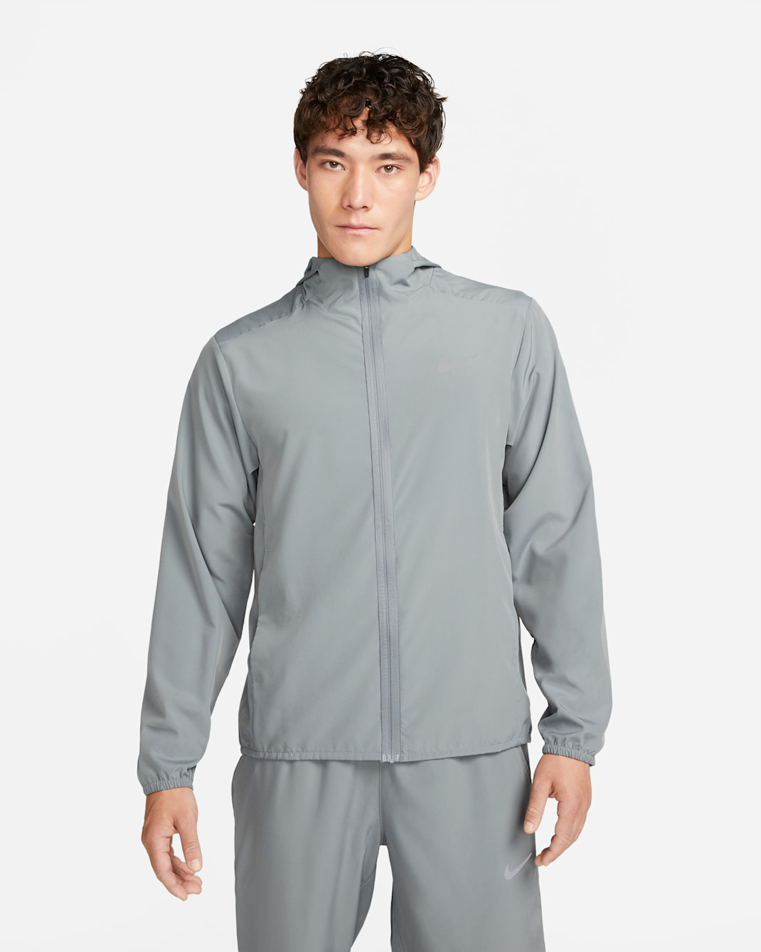 ナイキ フォーム メンズ Dri-FIT フーデッド バーサタイル ジャケット - スモークグレー