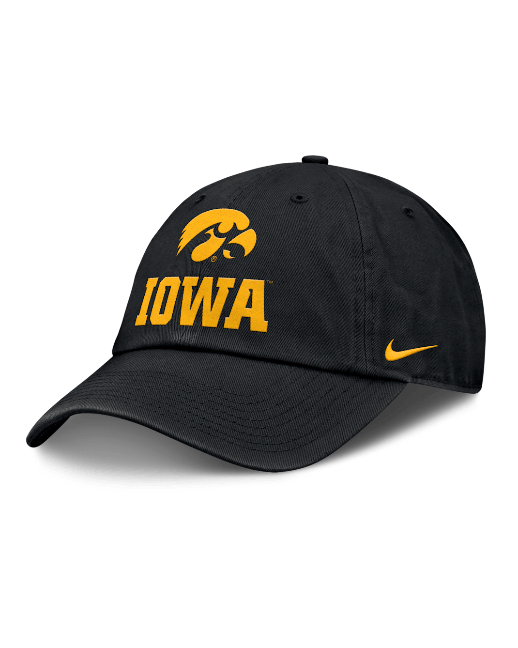 Iowa Sideline Club Gameday Men's Nike College Adjustable Hat - Black
