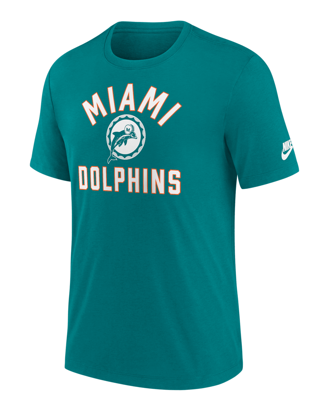 Playera Nike de la NFL para hombre Miami Dolphins Favorable Timeline - Agua