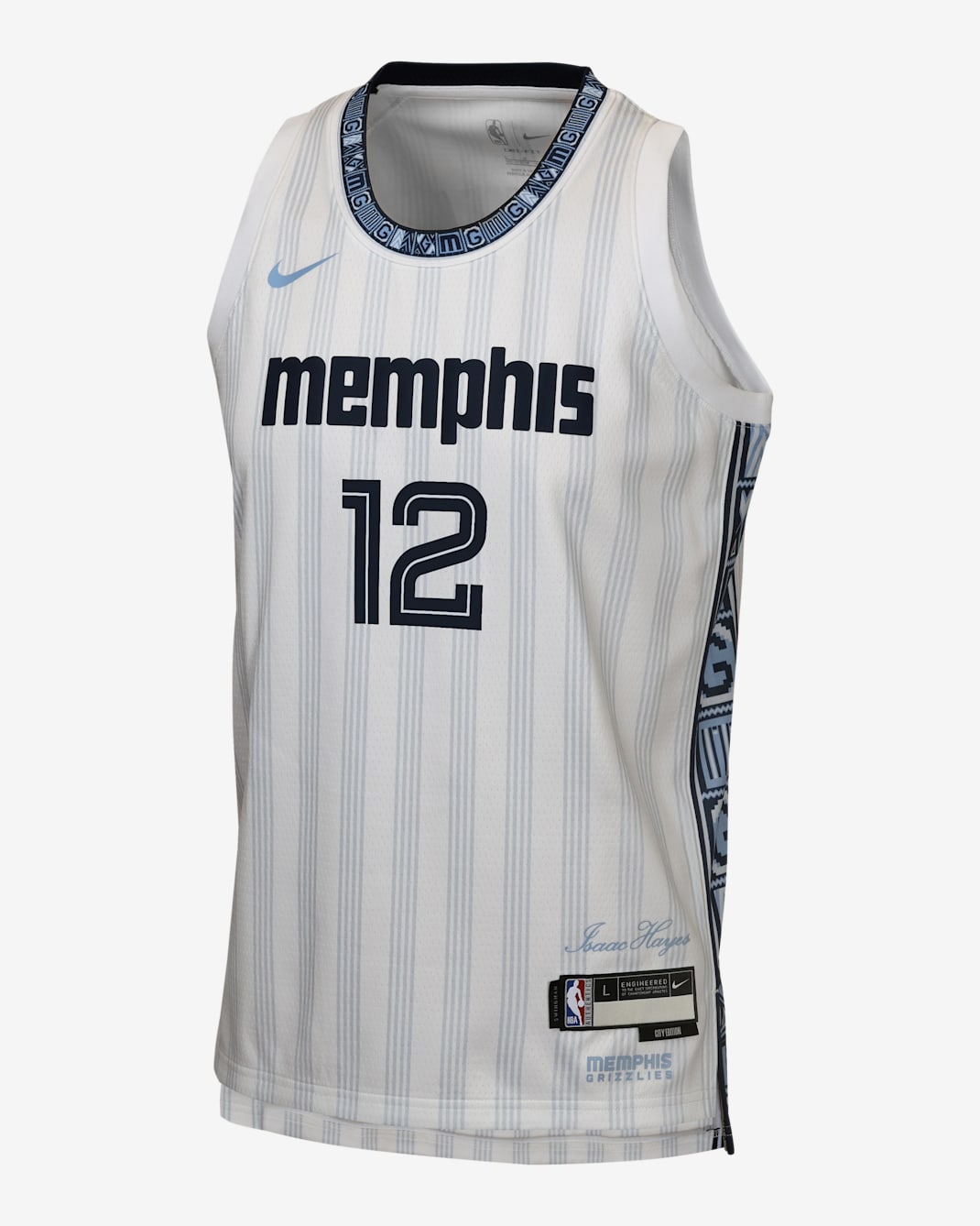 JErsey Nike de la NBA Swingman para niños talla grande de Ja Morant de los Memphis Grizzlies City Edition - Blanco